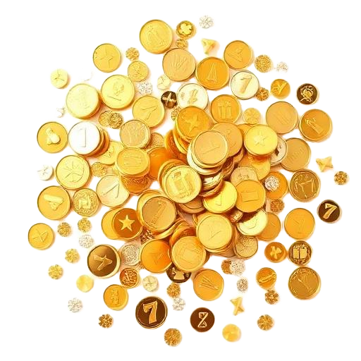 Golden coins and slot symbols scattered around the Cash Storm logo